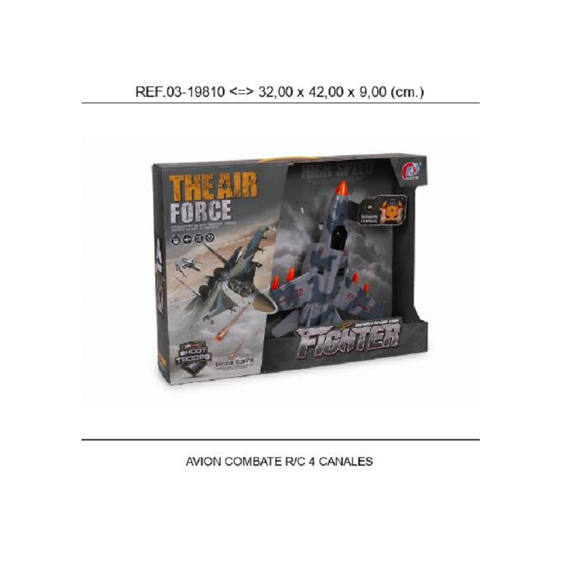 AVION COMBATE R/C 4 CANALES