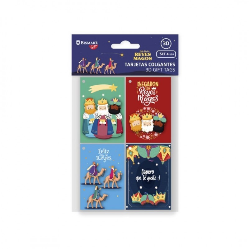 PACK 4 TARJETAS COLGANTES...