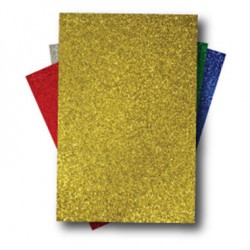 GOMA EVA 40X60 GLITTER ORO P/5