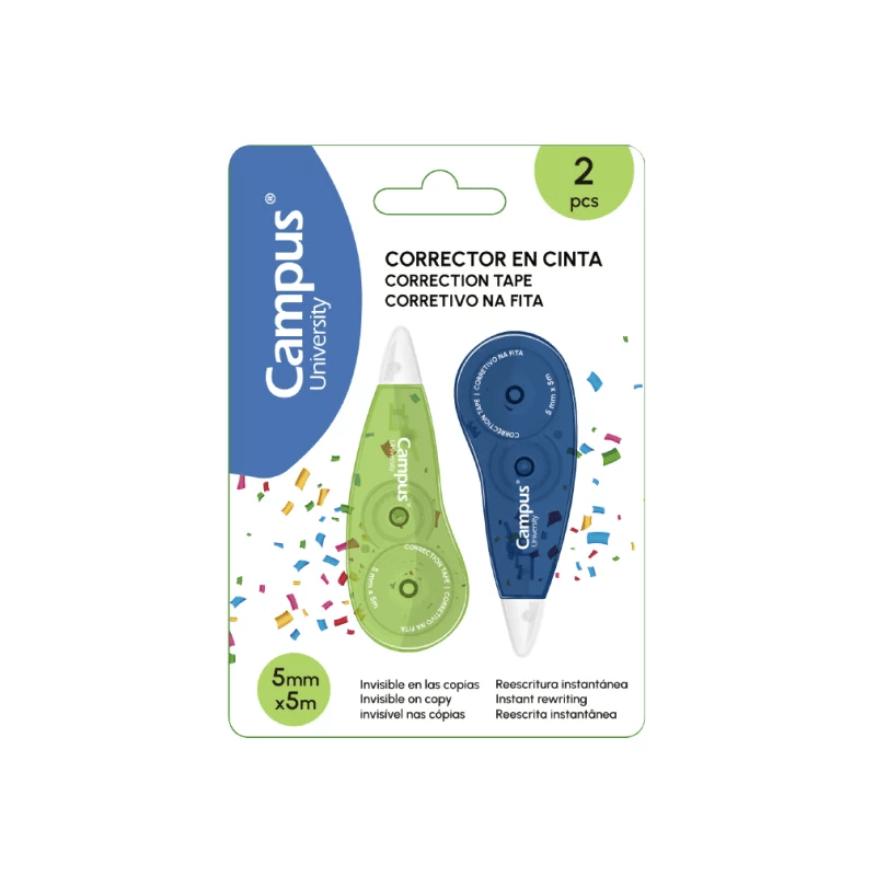 BLISTER 2 CORRECTOR CINTA...
