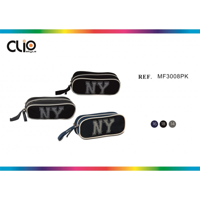 ESTUCHE CLIO NY 21X9X8CM...