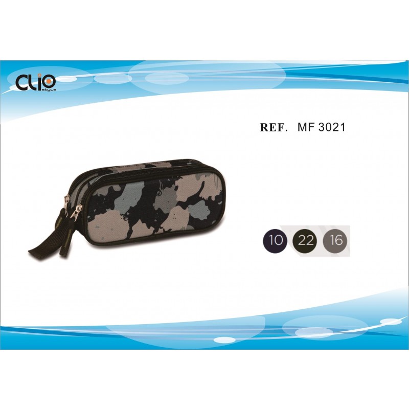 ESTUCHE CLIO ARMY 21X9X8CM...