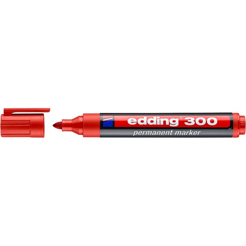 ROTULADOR EDDING 300 ROJO