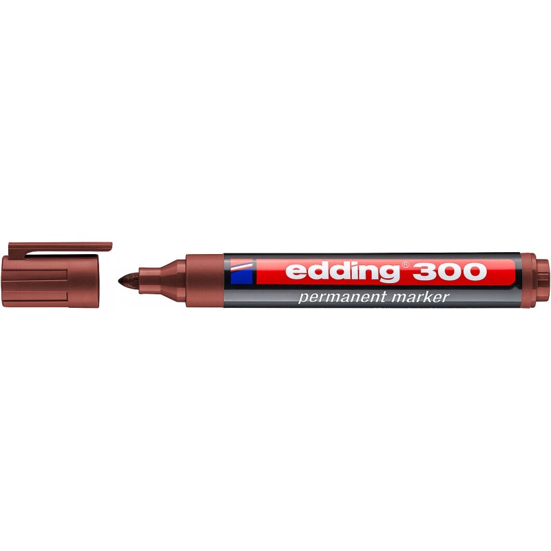 ROTULADOR EDDING 300 MARRÓN