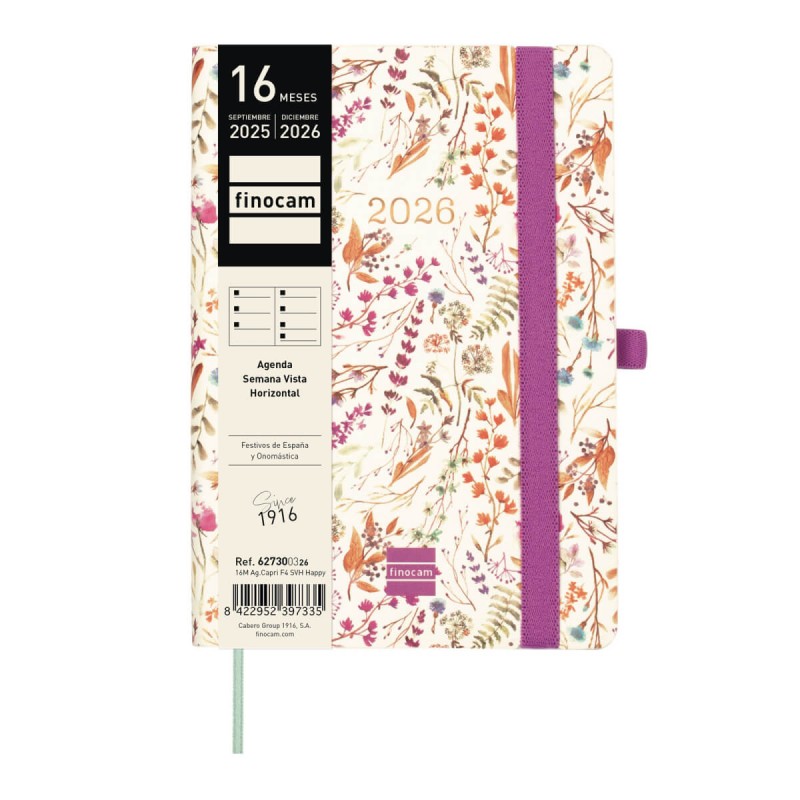 AGENDA FINOCAM CAPRI 16M F4...