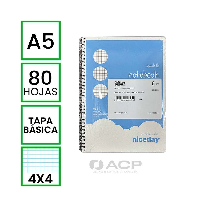 BLOC A5 ANCOR 80H TAPA...