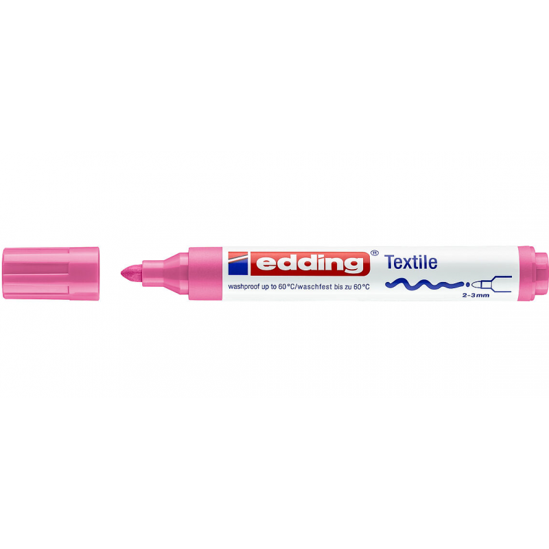MARCADOR ROPA EDDING 4500 ROSA