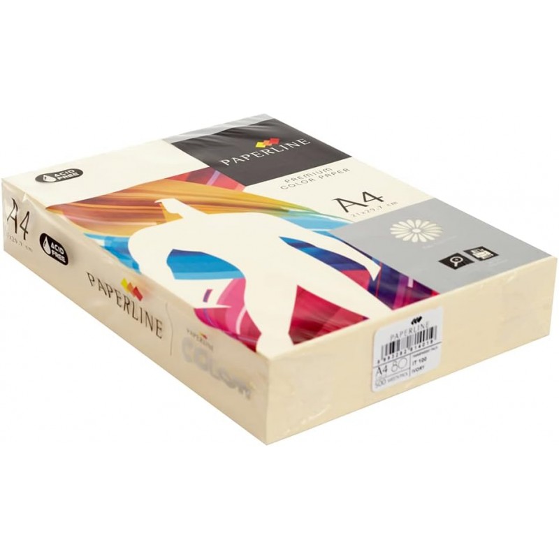 PAPEL A4 CREMA 80 GR 500H