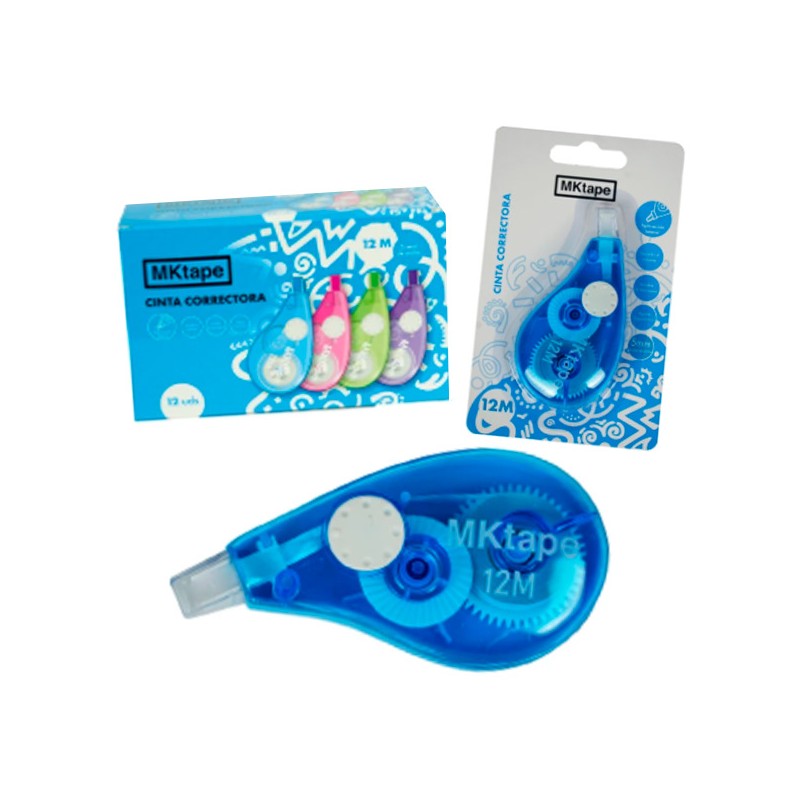 CORRECTOR CINTA MKTAPE AZUL...