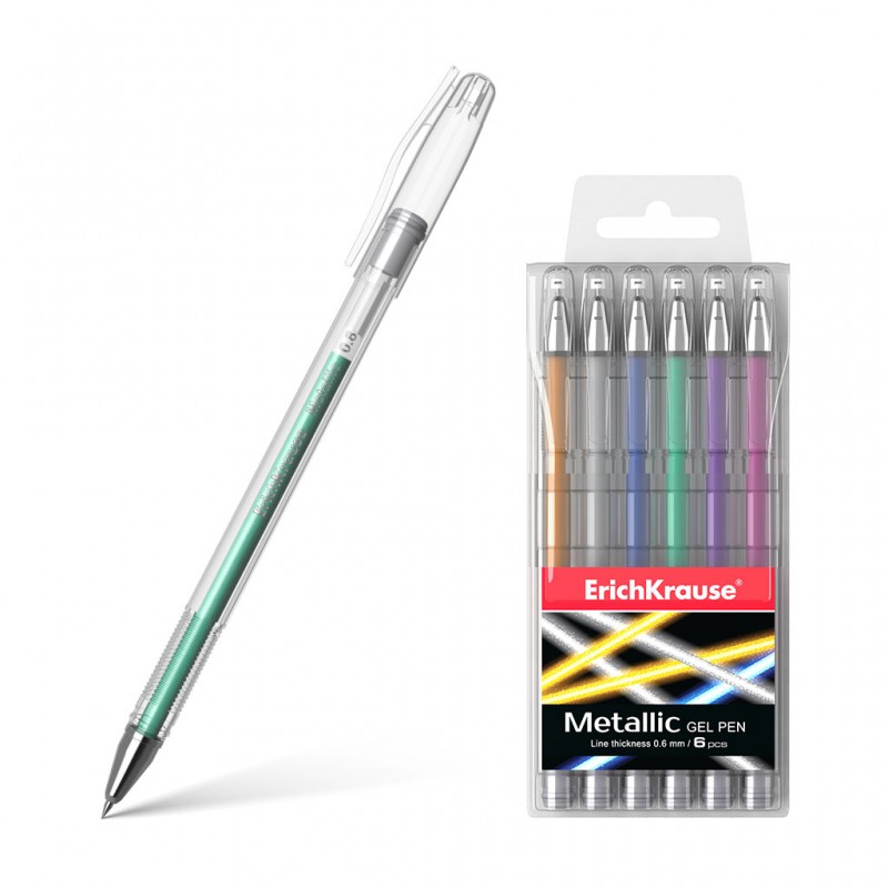 BOLIGRAFO GEL METALICO 6...