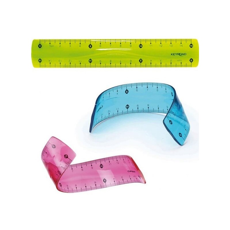 REGLA CAMPUS PLASTICO 15 CM...