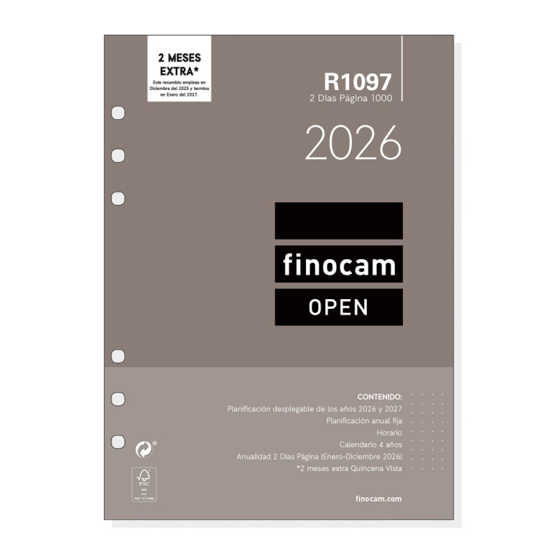 RECAMBIO FINOCAM ANUAL 1000...