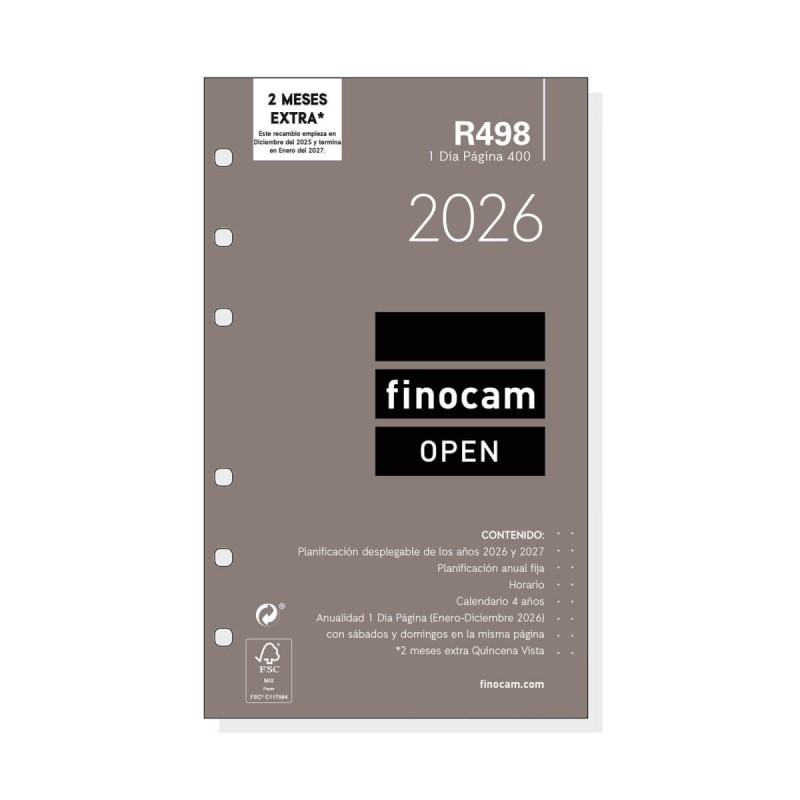 RECAMBIO FINOCAM OPEN 400...