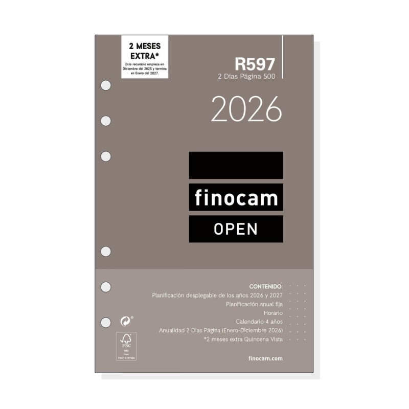 RECAMBIO FINOCAM OPEN 500...