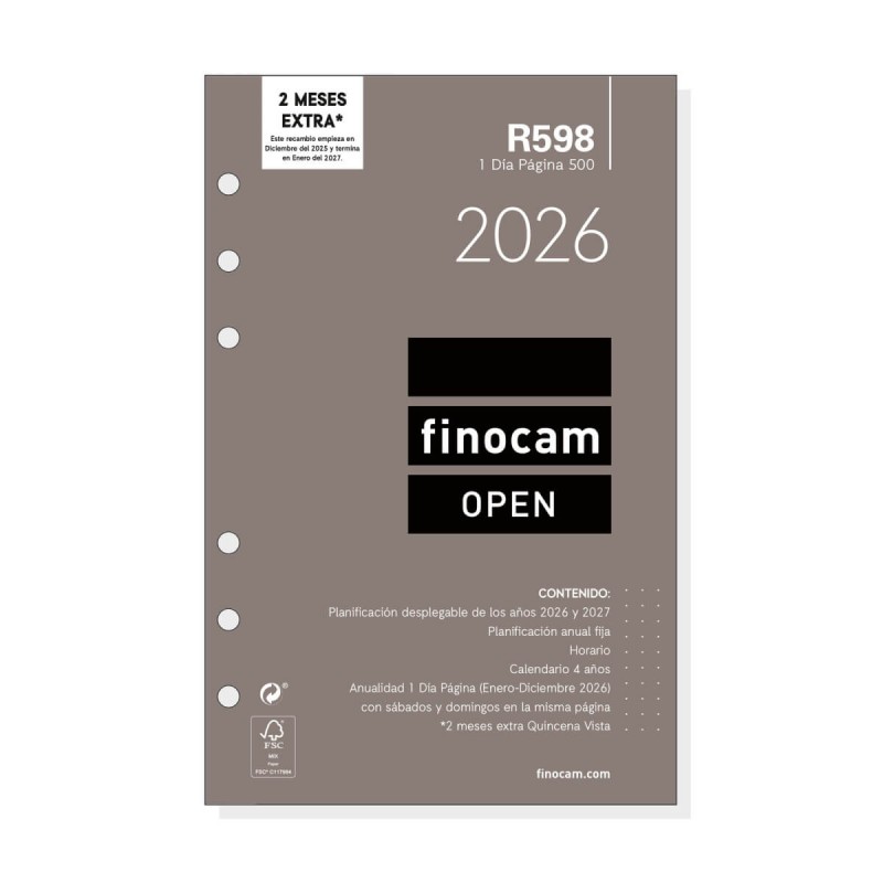 RECAMBIO FINOCAM OPEN 500...