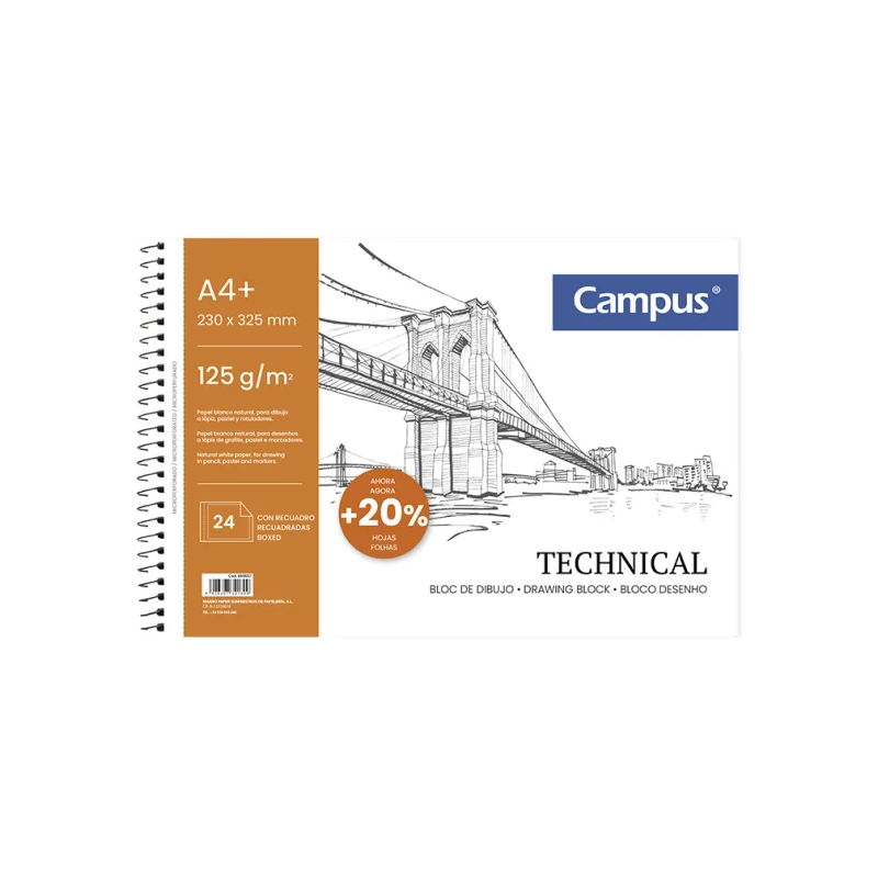 BLOC DIBUJO CAMPUS DRAWING...