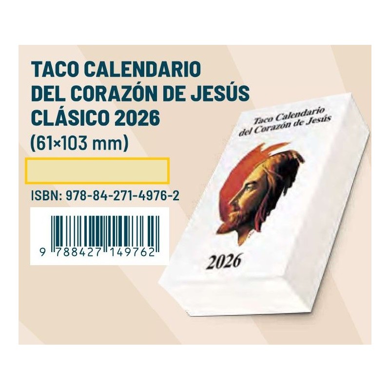 TACO CALENDARIO CORAZÓN DE...