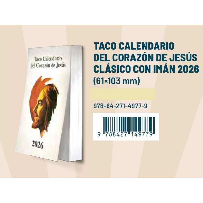 TACO CALENDARIO CORAZÓN DE...