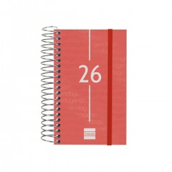 AGENDA YEAR E3 1DP 79x127 2026 ROJO