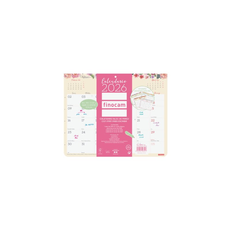 CALENDARIO PARED IMAN...