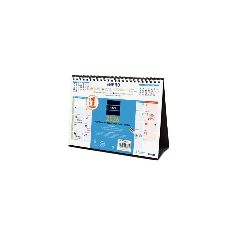CALENDARIO SOBREMESA COLOR...