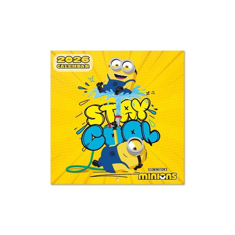 CALENDARIO 2026 30X30 MINION