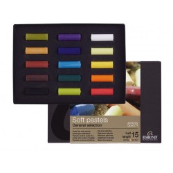 PASTEL BARRA CORTA REMBRANDT 15 COLORES