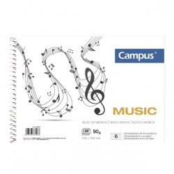 Bloc Música Campus A5 20H. 6 PENTAGRAMAS