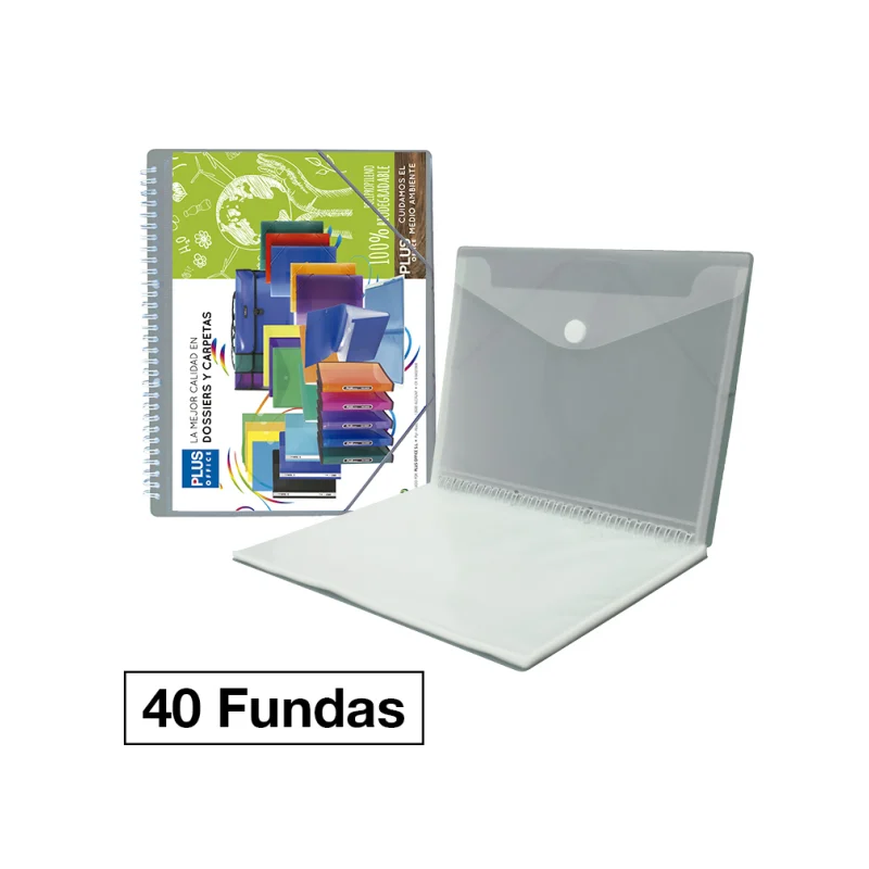 CARPETA 40 FUNDAS A4...