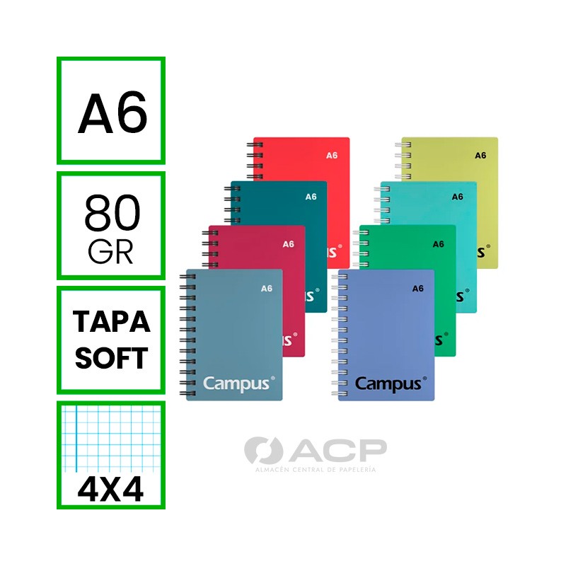 BLOC A6 CAMPUS 60H SOFT 4X4...