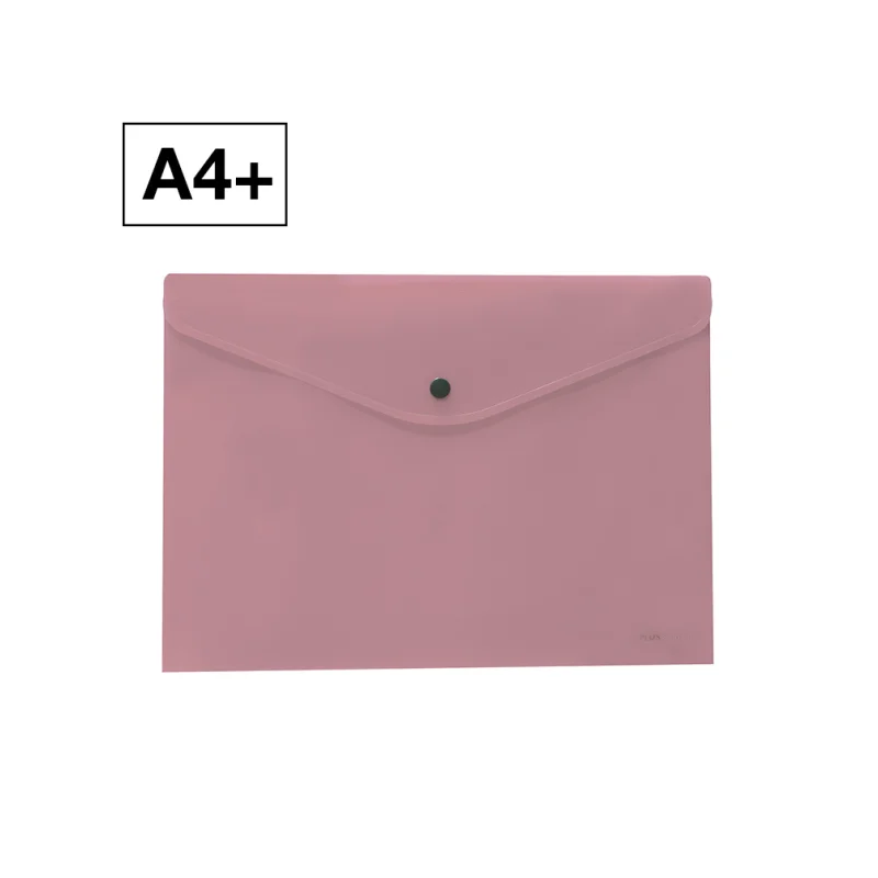 SOBRE BROCHE PP A4 ROSA