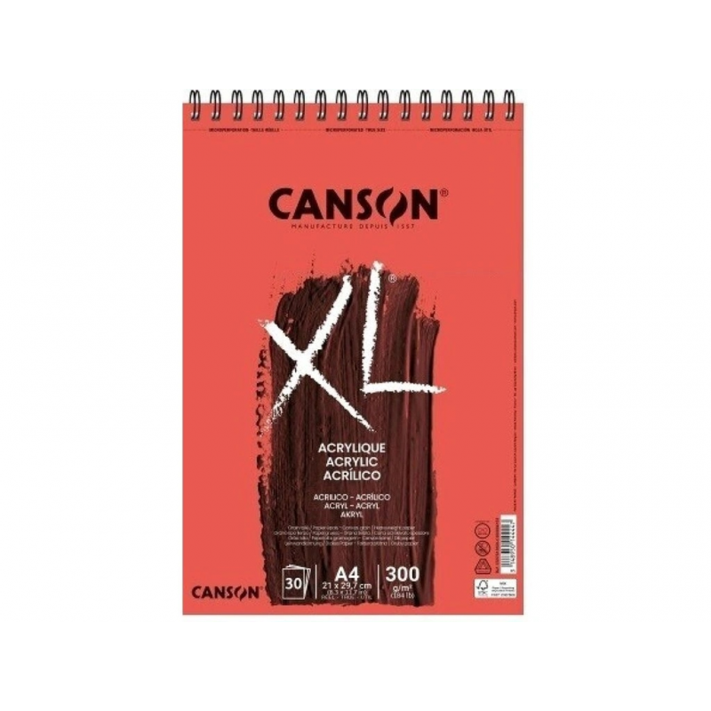 BLOC CANSON XL ACRILICO A4 30H