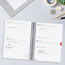 AGENDA FINOCAM 18M ESP. NEGRO E10 2DP 26-27