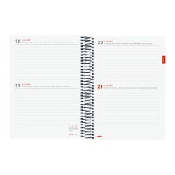 AGENDA FINOCAM 18M ESP. NEGRO E10 2DP 26-27