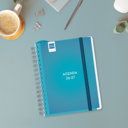 AGENDA FINOCAM MAGISTRAL 1/4  SV AZUL 26-27