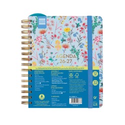 AGENDA FINOCAM MAGISTRAL 1/4  SV FLOWERS 26-27