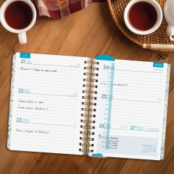 AGENDA FINOCAM MAGISTRAL 1/4  SV FLOWERS 26-27