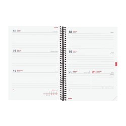 AGENDA FINOCAM ESPIRAL E10 SV NEGRO 26-27
