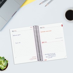 AGENDA FINOCAM ESPIRAL E8 1DP AZUL 26-27