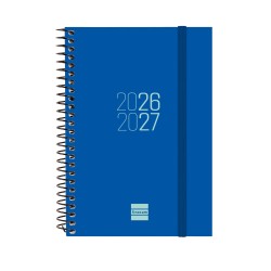 AGENDA FINOCAM ESPIRAL E8 SV HORIZ.AZUL 26-27