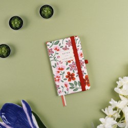 CUADERNO MONIQUILLA T.DURA 9X15 LISO ROJO