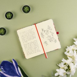 CUADERNO MONIQUILLA T.DURA 9X15 LISO ROJO