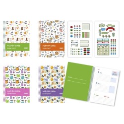 AGENDA ESCOLAR ANIMALS 4º SEM.VISTA CARTON 26-27