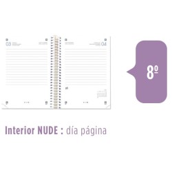 AGENDA ESCOLAR TOUCH TAPA EXTRADURA 8º DÍA PÁGINA 26-27