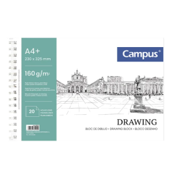 BLOC DIBUJO CAMPUS DRAWING A4 160GR 20H LISO