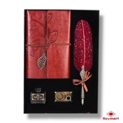 SET PLUMA CALIGRAFICA LUXURY CON NOTEBOOK