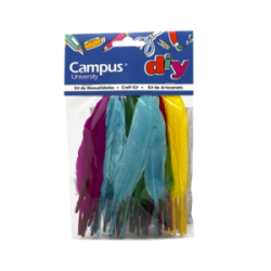 SET MANUALIDADES CAMPUS PLUMA DE OCA COLORES