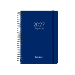 AGENDA CAMPUS  2027 A5 Dia Pag.TAPA POLIPROPILENO AZUL