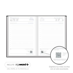 AGENDA DEUSTO D07 1DP 1/4 PREMIUM 839-AZUL REFLEX 2027