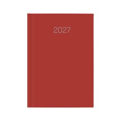 AGENDA DEUSTO D07 1DP 1/4 PREMIUM C20-ROJO 2027
